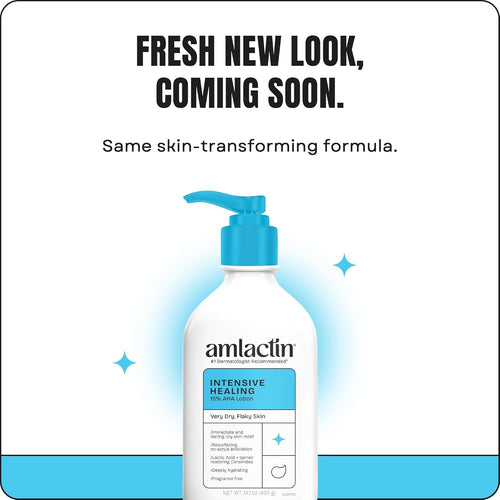 Buy now AmLactin Intensive Healing Body Lotion for Dry Skin, 14.1 oz Pump Bottle, 2-in-1 Exfoliator & Moisturizer with Ceramides & 15% Lactic Acid for Relief from Dry Skin (Packaging May Vary) at indiglob india