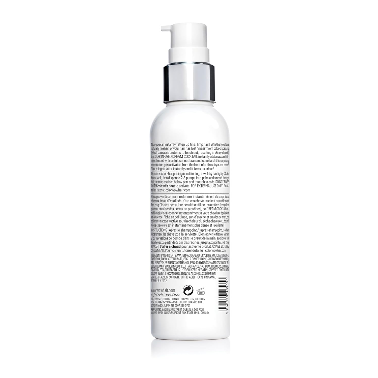 Buy now COLOR WOW Dream Cocktail Carb Infused Leave-in Treatment â€“ Transform Thin Hair to Thick & Full | with Heat Protection at indiglob india