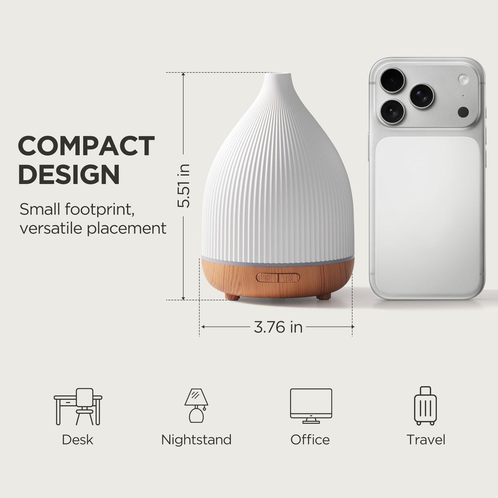 InnoGear 100ml Essential Oil Diffuser for Home Aroma Scent Small Humidifier