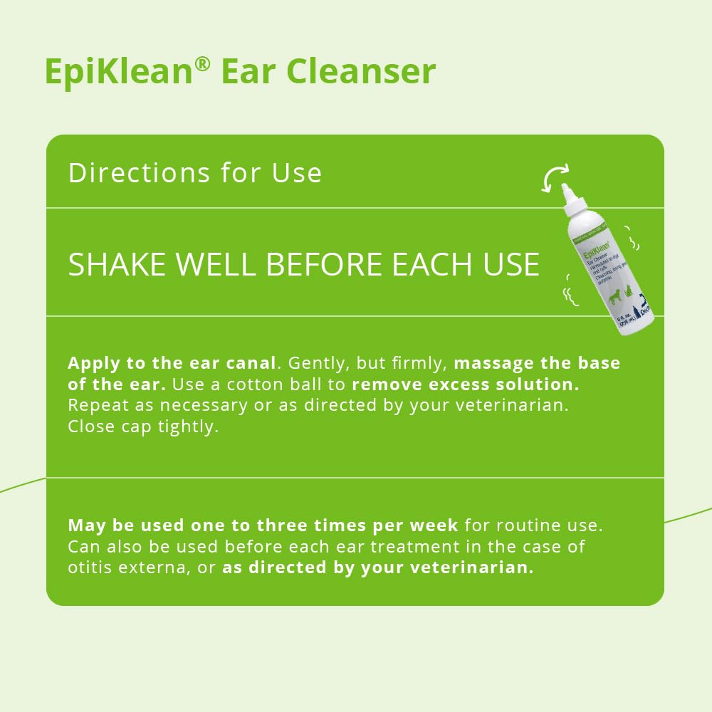 Epiklean® Ear Cleanser for Dogs and Cats, 8 Fl Oz