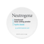 Buy now Neutrogena Hydro Boost Translucent Loose Setting Powder with Purified Hyaluronic Acid for Smooth Skin, Blurs Imperfections and Sets Makeup, Lightweight Face Powder, .44 oz at indiglob india