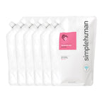 Buy now simplehuman Fragrance Free Moisturizing Liquid Hand Soap Refill Pouch, 34 Fl. Oz, Pack of 6 at indiglob india