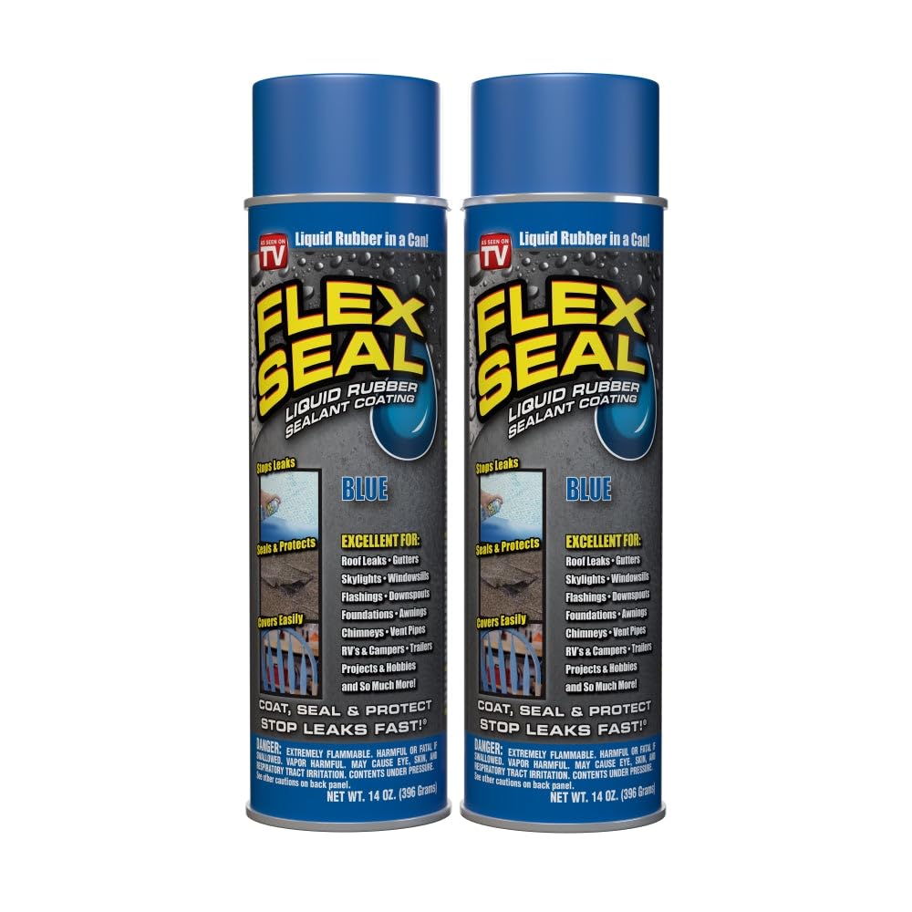 Buy now Flex Seal, 14 oz, Clear, Stop Leaks Instantly, Transparent Waterproof Rubber Spray On Sealant Coating, Perfect for Gutters, Wood, RV, Campers, Roof Repair, Skylights, Windows, and More at indiglob india