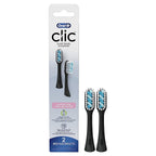 Buy now Oral-B Clic Toothbrush Sensitive Clean Replacement Brush Heads, Black, 2 Count (Pack of 3) at indiglob india