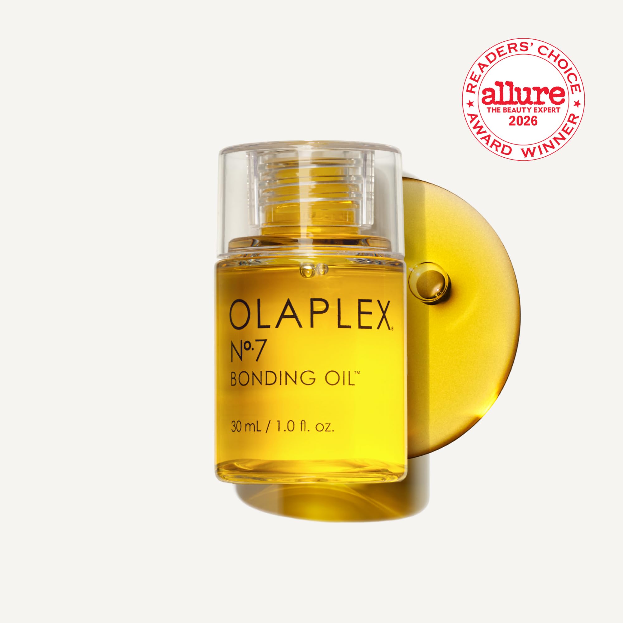 Olaplex N°.7 Bonding Hair Oil | High Shine, 30 mL | Heat Protection Up to 450°F/232°C, Use on Wet or Dry Hair, Vitamin E and Sunflower Seed Oil