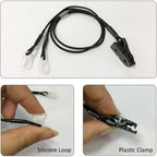 Buy now Hearing Aids Clip for RIC - Portable Hang Rope Anti-lost Fixation Cord Lanyard Clip Protection For Seniors (7mm) at indiglob india
