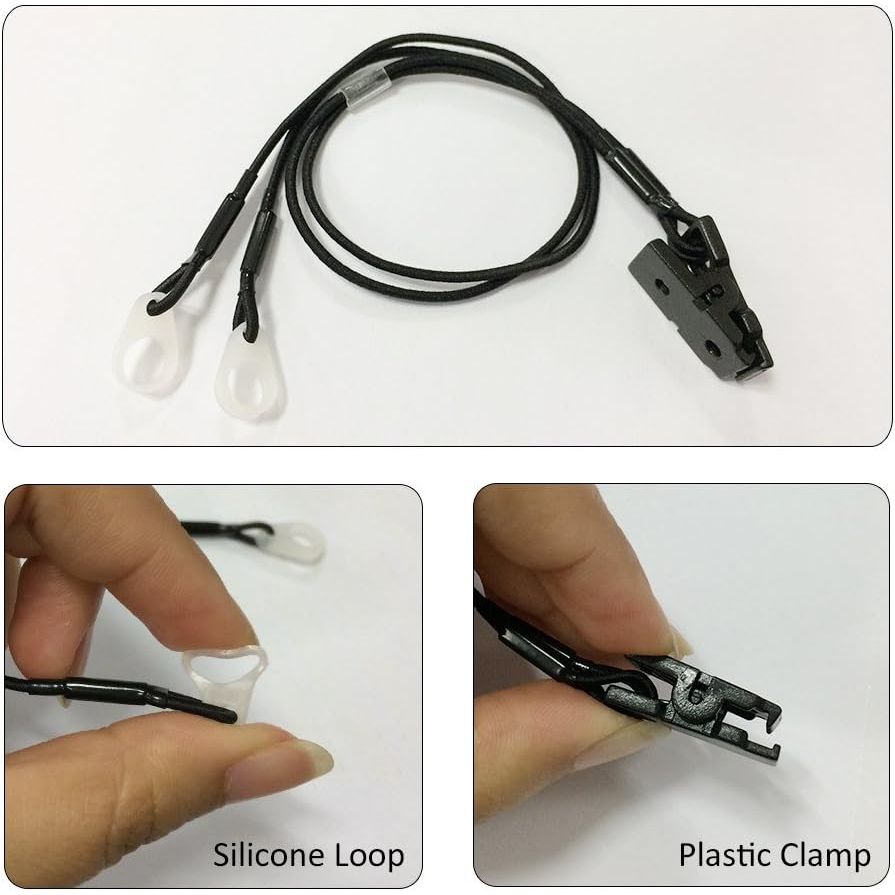 Buy now Hearing Aids Clip for RIC - Portable Hang Rope Anti-lost Fixation Cord Lanyard Clip Protection For Seniors (7mm) at indiglob india