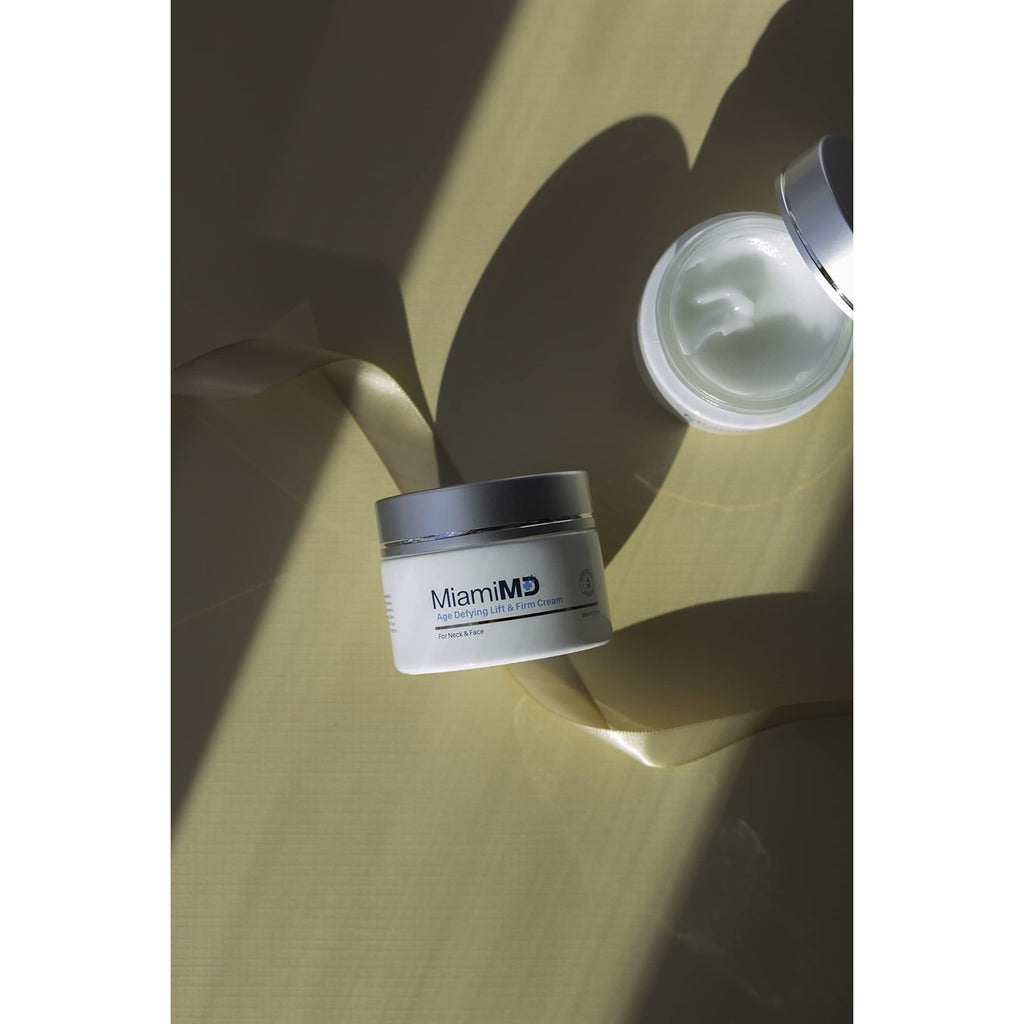 MiamiMD Age-Defying Lifting & Firming Face Cream for Women - Lift & Firm for Anti Aging, Wrinkle Reducer & Hydrating Moisturizer for Smooth, Radiant Skin, Tightening Cream for Face & Neck – 1.7oz