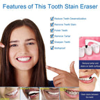 Buy now Tooth Stain Remover, Dental Plaque Tool, Tartar Eraser Polisher, Professional Teeth Whitening Polishing Cleaning Kit, Home Calculus Removal Effectively, NOT Electric Cleaner Brush/Dentist at indiglob india