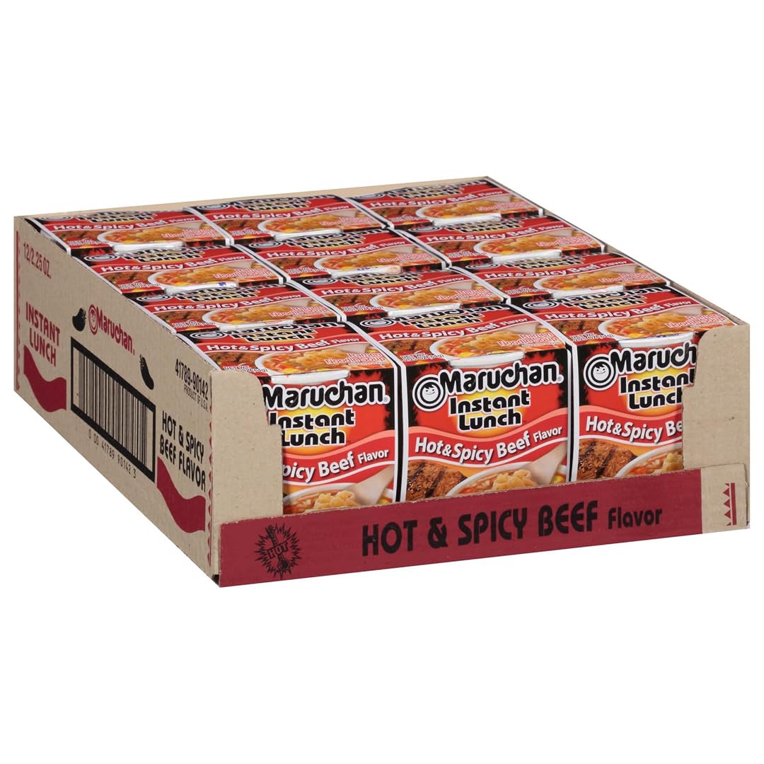 Buy now Maruchan Instant Lunch Beef, 2.25 Oz, Pack of 12 Hot & spicy beef at indiglob india