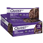 Buy now Quest Nutrition Chocolate Brownie Protein Bar, 20g Protein, 1g Sugar, 4g Net Carb, High Fiber, Gluten Free, 12 Count at indiglob india