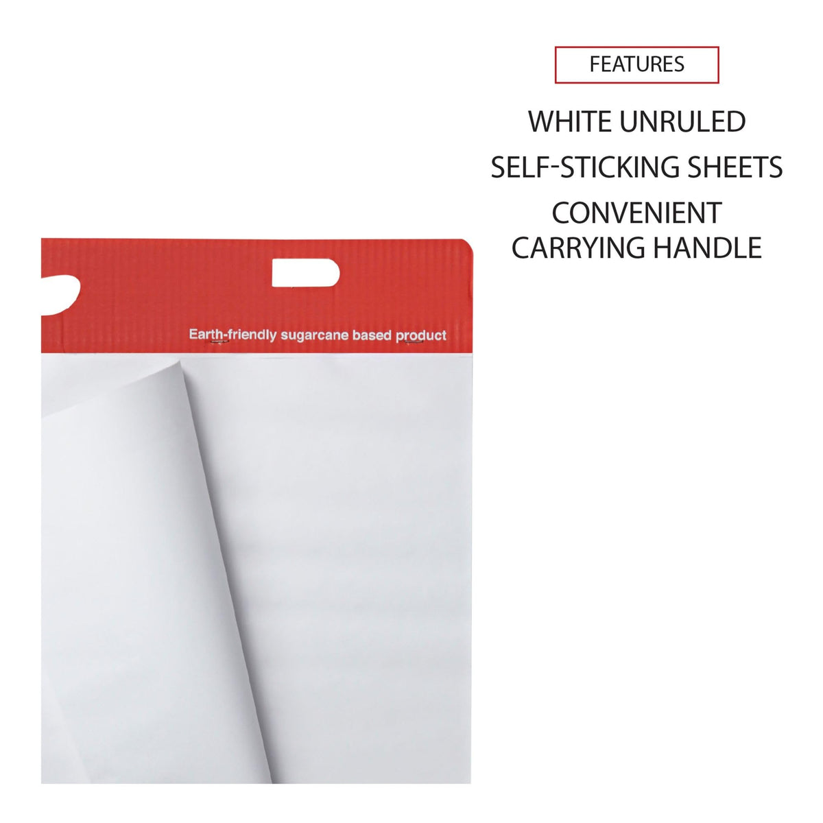 Universal 35603 Self Stick Easel Pads, Unruled, 25 x 30, White, 30-Sheet Pads (Case of 2 Pads)