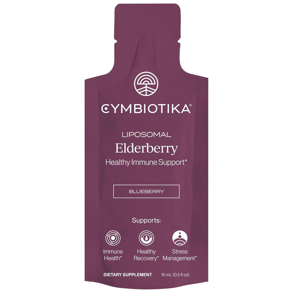 CYMBIOTIKA Liposomal Elderberry with Vitamin E for Immune Support