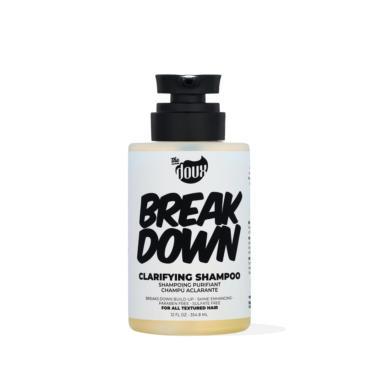 The Doux BREAKDOWN Clarifying Shampoo, Vitamin E Rosemary Detox, 8 oz