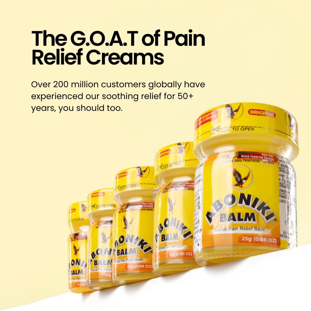 Buy now Aboniki Balm (2 Jars) â€“ Powerful Topical Pain Relief Balm for Sore Muscles and Joints. Anti-Inflammatory Muscle Rub for Lower Back, Knee, Neck, Shoulder. at indiglob india