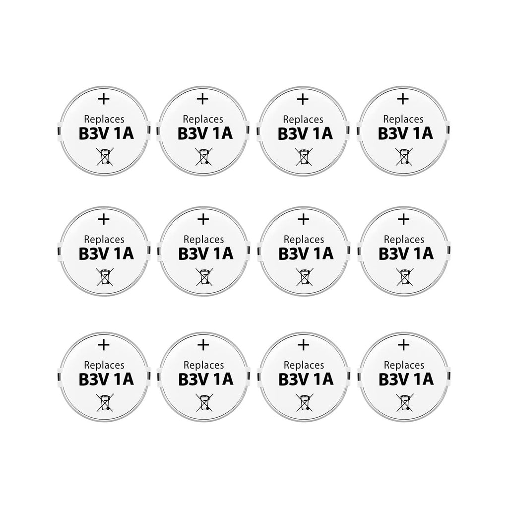 B3V Replacement Battery High Capacity Compatible with High Tech Electronic Collars of MS-4 and MS-5 Pack of 12