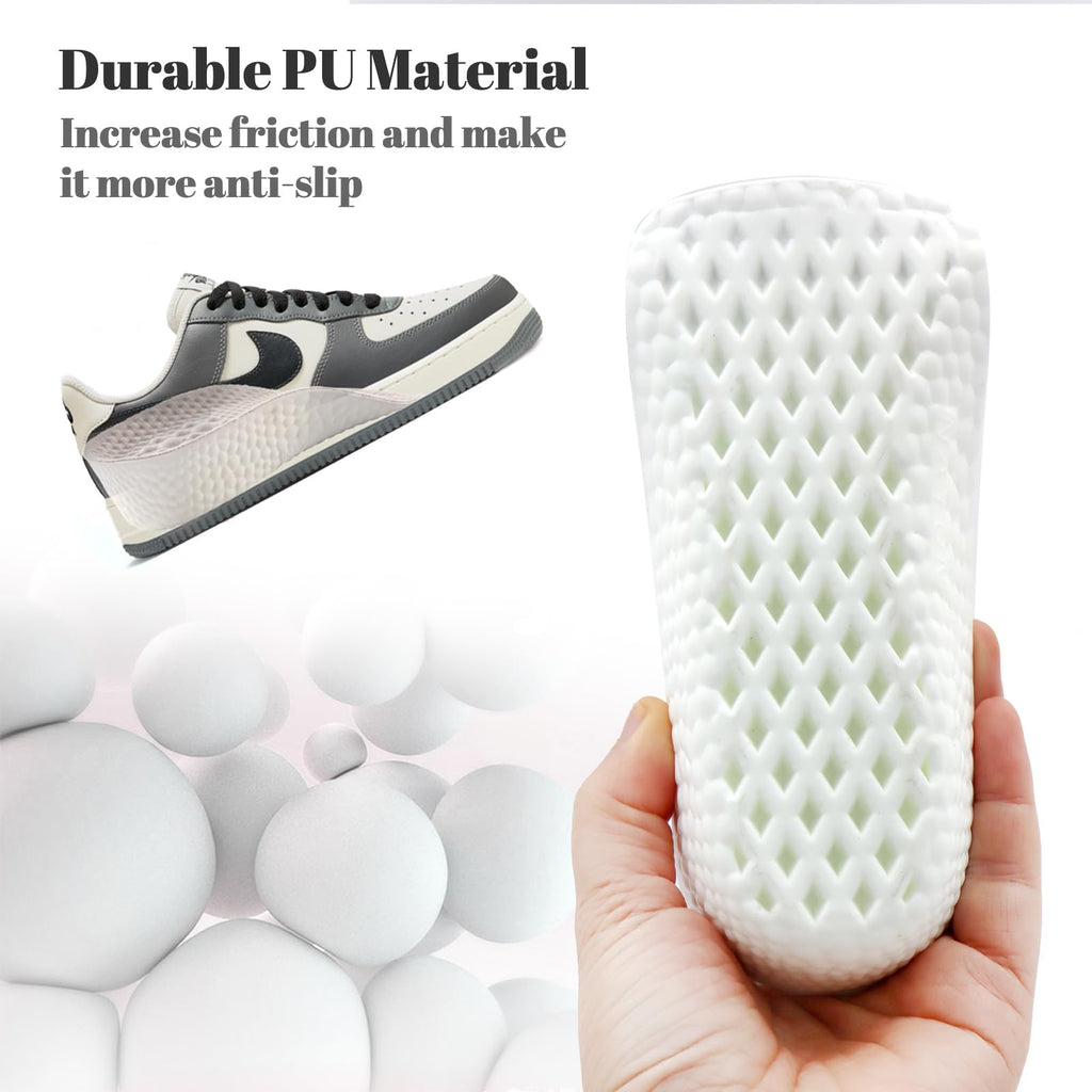 Height Increase Insoles for Men and Women, Foot Arch Contour Shoes Lifts for Men Orthopedic Heel Lift Cushion Gel Leg Discrepancy Balancer (Grey,3 Pairs - 1.5cm 2.5cm 3.5cm) (Grey)