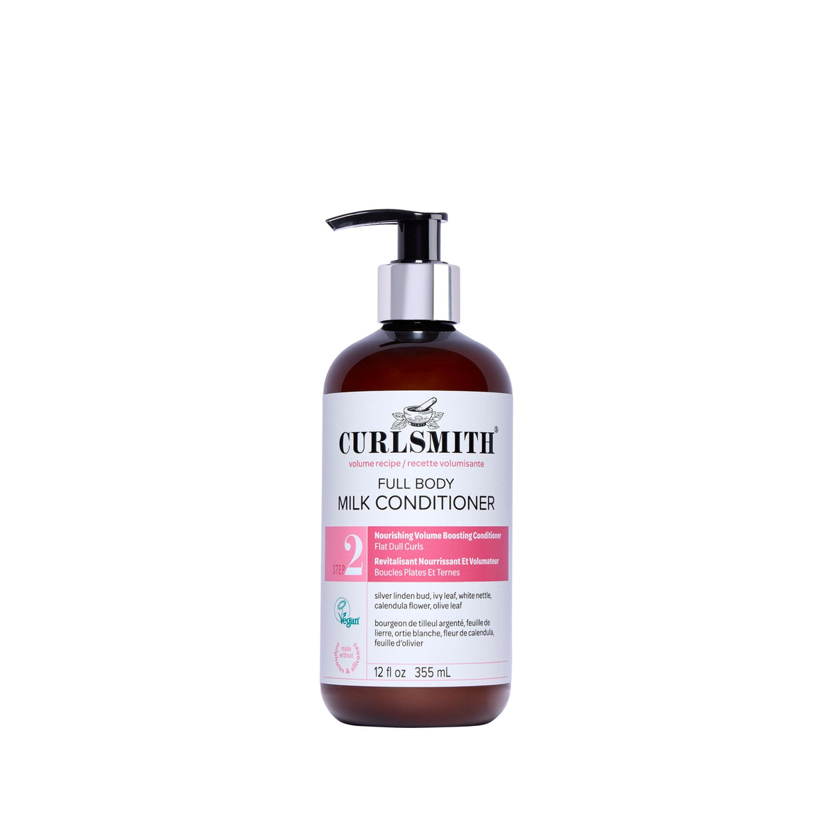 CURLSMITH Full Body Volumizing Conditioner for Curly Hair (12 oz)