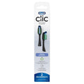 Buy now Oral-B Clic Toothbrush Whitening Replacement Brush Heads, Black, 2 Count at indiglob india