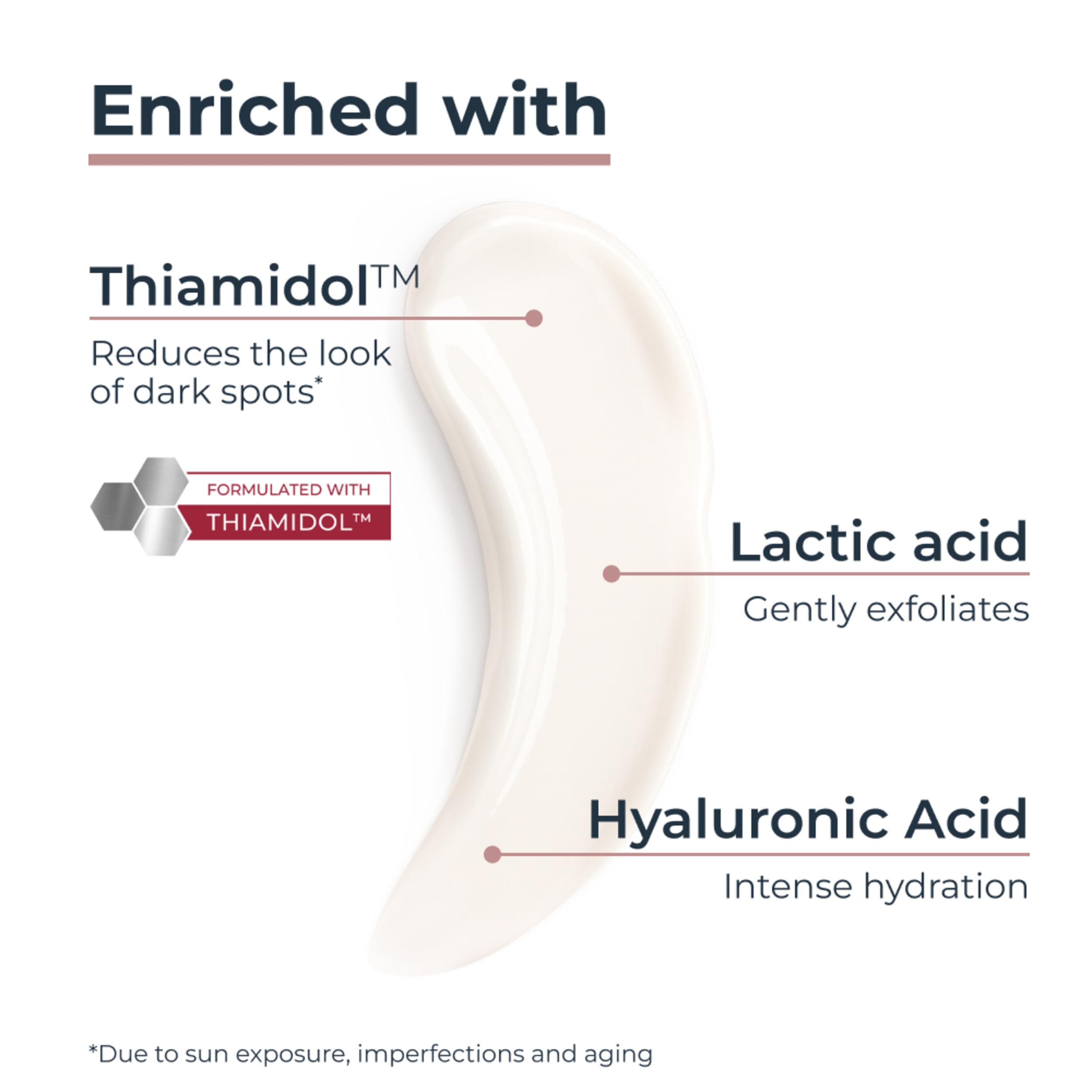 Eucerin Radiant Tone Dark Spot Corrector Body Cream, 7 OZ | Dark Spot Body Cream for Women, Thiamidol Enriched, Reduces Dark Spots Due to Sunlight Exposure and Aging, 72-Hour Hydration