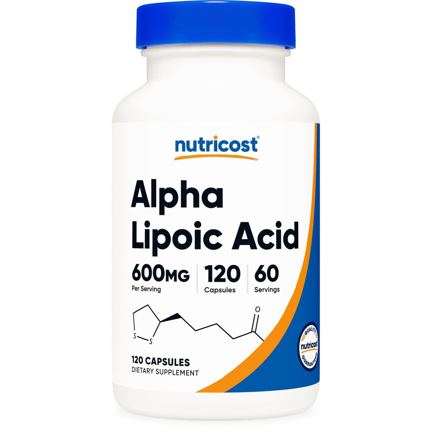 Nutricost Alpha Lipoic Acid 600mg Per Serving, 240 Capsules | Gluten Free, Vegetarian Capsules, Soy Free & GMO-Free