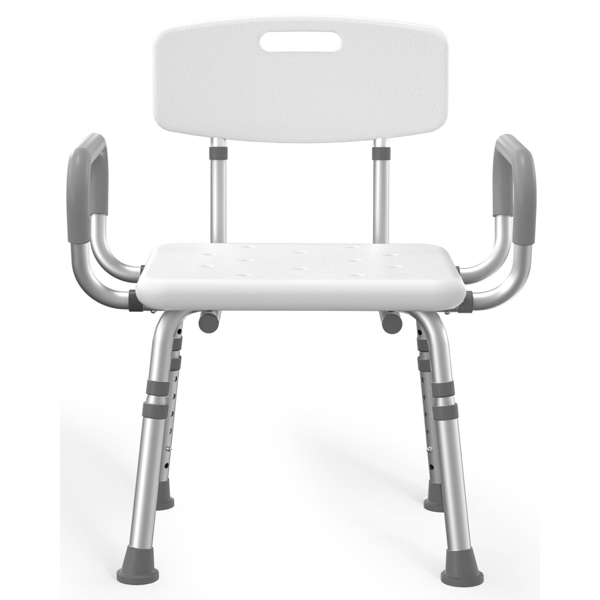 HOMLAND Shower Chair for Inside Shower with Padded Armrests and Back