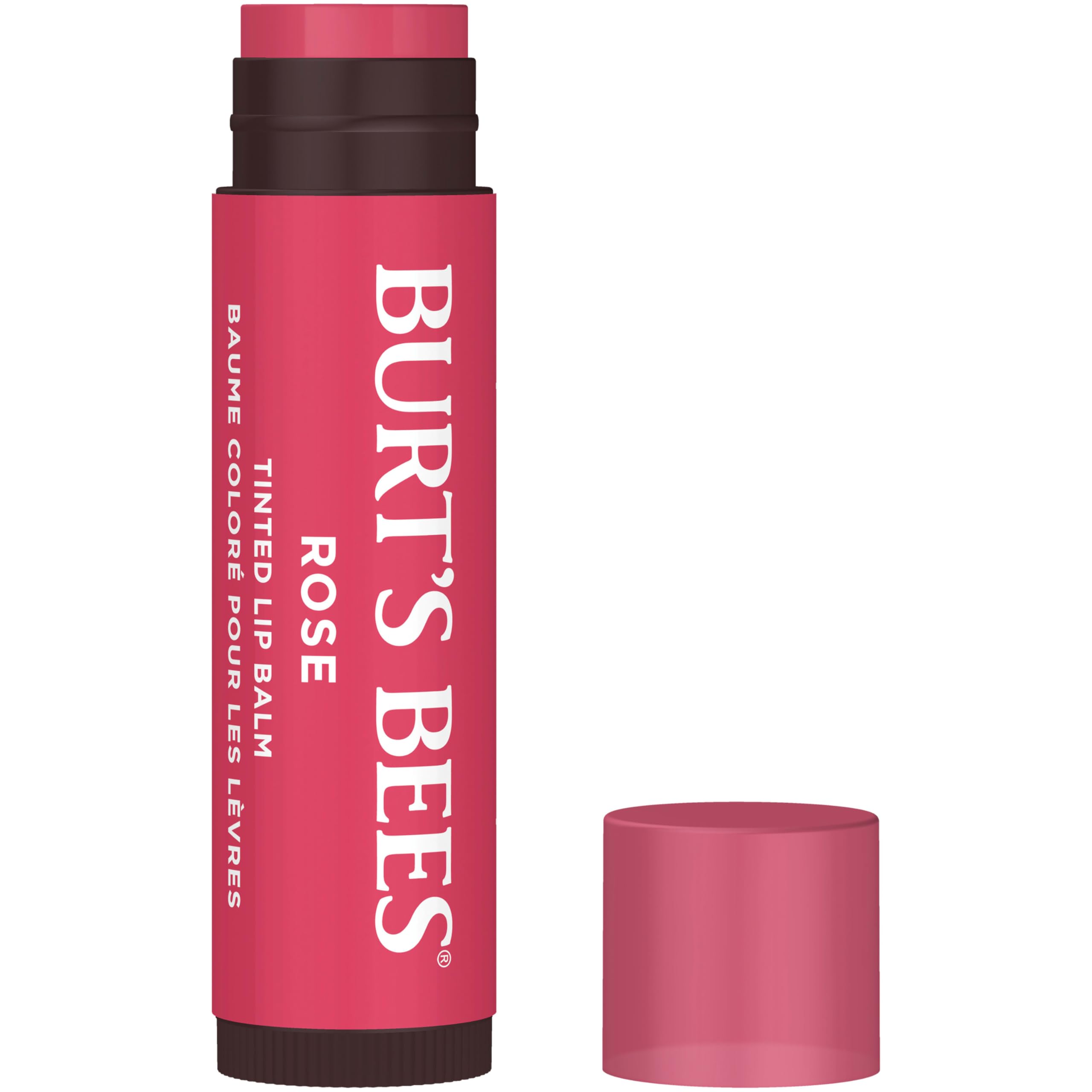 Buy now Burt's Bees Lip Tint Balm, Long Lasting 2 in 1 Duo Tinted Balm Formula, Color Infused with Hydrating Shea Butter for a Natural Looking Buildable Finish, Rose, 1 Tube at indiglob india