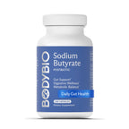 BodyBio Butyrate Sodium- Postbiotic for Gut & Digestive Support | Gut Health, Digestive Support, Bloating, Gas & Constipation Relief, Leaky Gut Repair