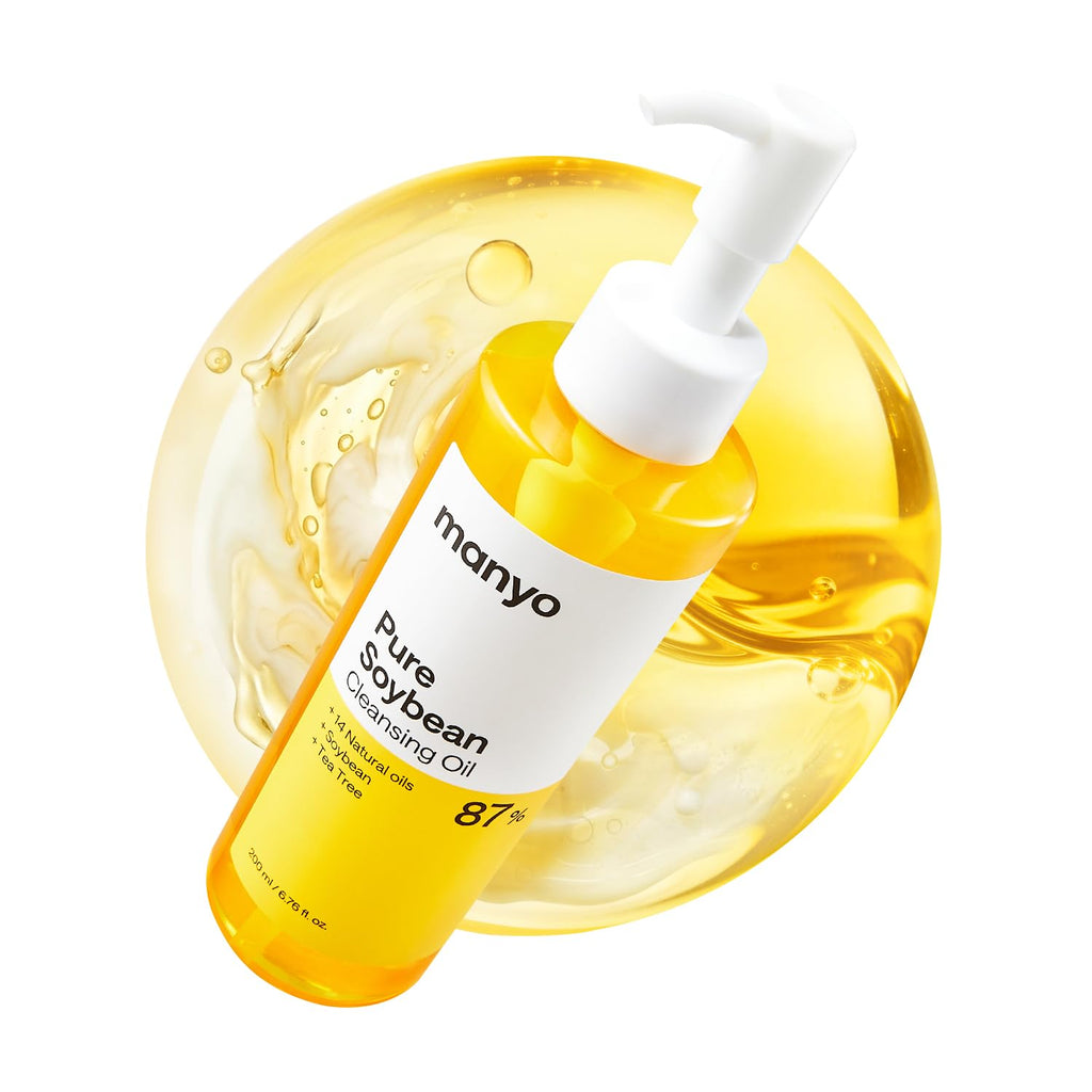 MANYO Pure Cleansing Oil Korean Facial Cleanser, Blackhead Melting, Daily Makeup Removal with Argan Oil, Korean Skin care 6.7 fl oz *(2 Pack)