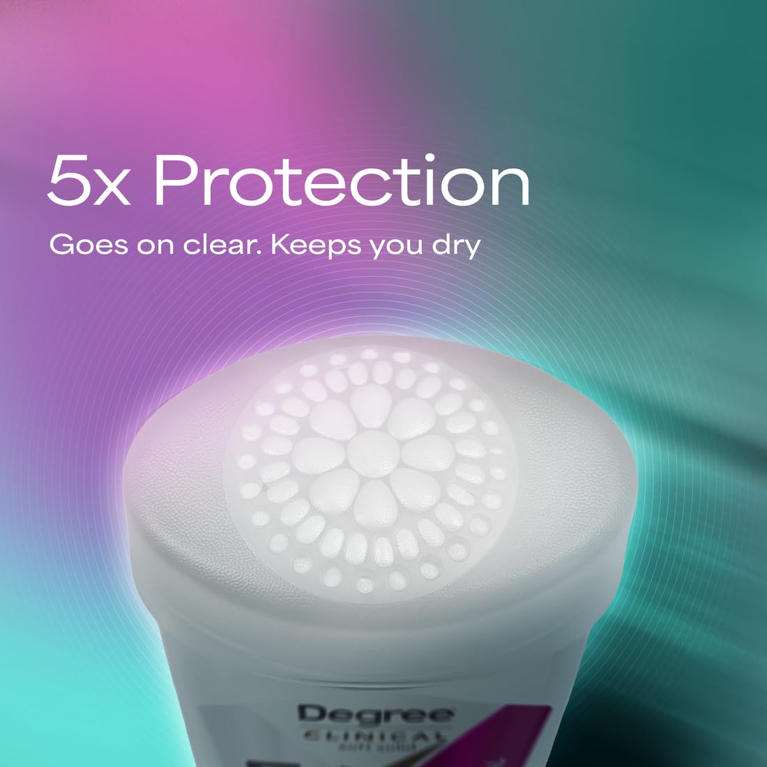 Degree Clinical Antiperspirant Deodorant Soft Solid, Original, 1.6 oz | For stress sweat, Helps keep you dry & confident, With 96H protection, soft solid