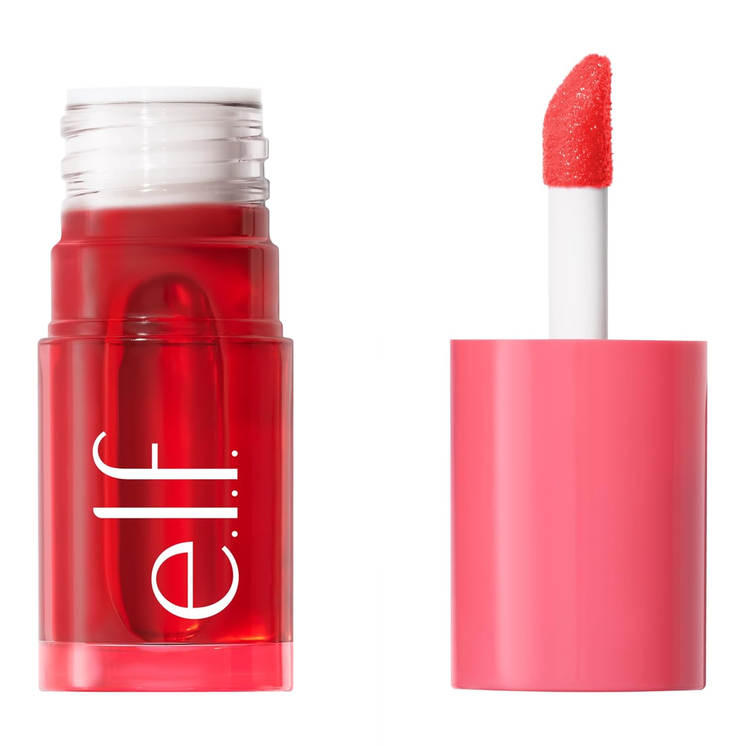 Buy now e.l.f. Sheer For It Blush Tint, Multi-Use, Long-Lasting Lip & Cheek Makeup, Creates A Natural Flush Finish, Vegan & Cruelty-Free, Cherry Cola Pink Positive at indiglob india