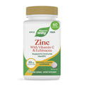 Nature's Way Zinc Lozenges with Vitamin C & Echinacea, Wild Berry, 60 ct | Zinc Supplements for Men and Women, Convenient Lozenge Supports Immune Health and Function*, Vegan, Wild Berry Flavored