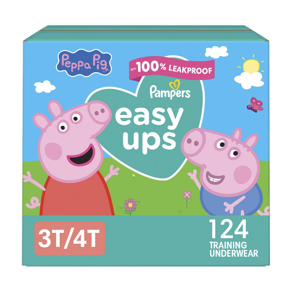 Buy now Pampers Training Pants - Easy Ups Girls & Boys - Size 3T-4T, 22 Count, Peppa Pig Underwear (Packaging May Vary) 3T-4T (B078W998V4) at indiglob india