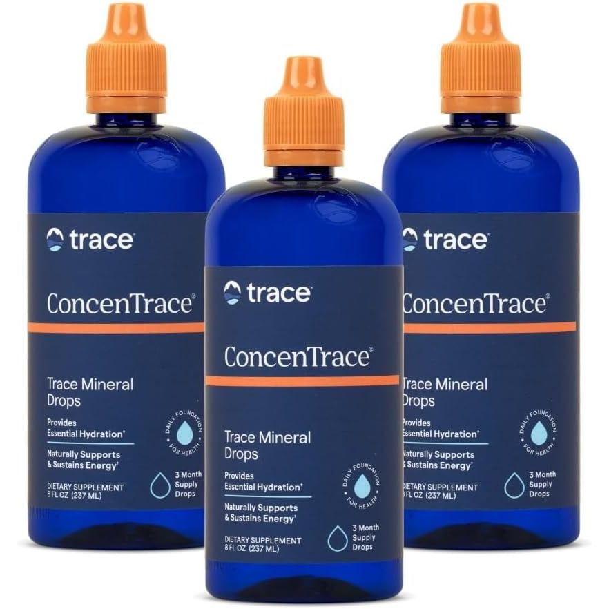 Buy now Trace Minerals ConcenTrace Trace Mineral Drops - Liquid Supplement for Bone & Joint Support - Aids Hydration & Electrolyte Restoration - Unflavored, 0.5 fl oz (6 Servings) 8 Fl Oz (Pack of 3) Unflavored at indiglob india