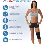 Buy now ComfiLife Knee Ice Pack with Wrap Reusable Hot & Cold Therapy Gel Pack Adjustable Compression Support for Injuries, Pain, Surgery, Arthritis, Meniscus and More at indiglob india