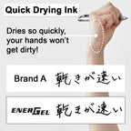 Pentel Refill Ink for EnerGel Liquid Gel Pen, (0.5mm), Fine Line, Needle Tip, Black Ink, Box of 12 (LRN5-A)