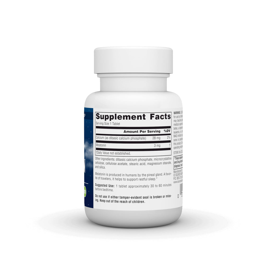 Source Naturals Time Released Melatonin* - 3 mg, 120 Tablets
