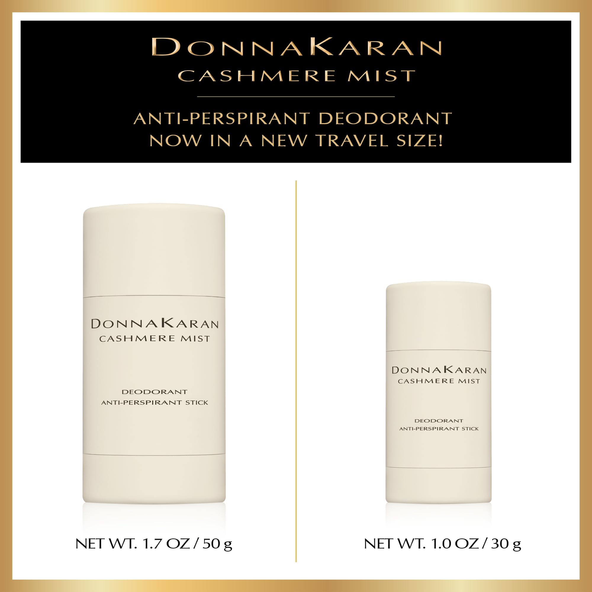 Donna Karan Cashmere Mist Anti-Perspirant Deodorant Stick for Women, 1.7 Oz.
