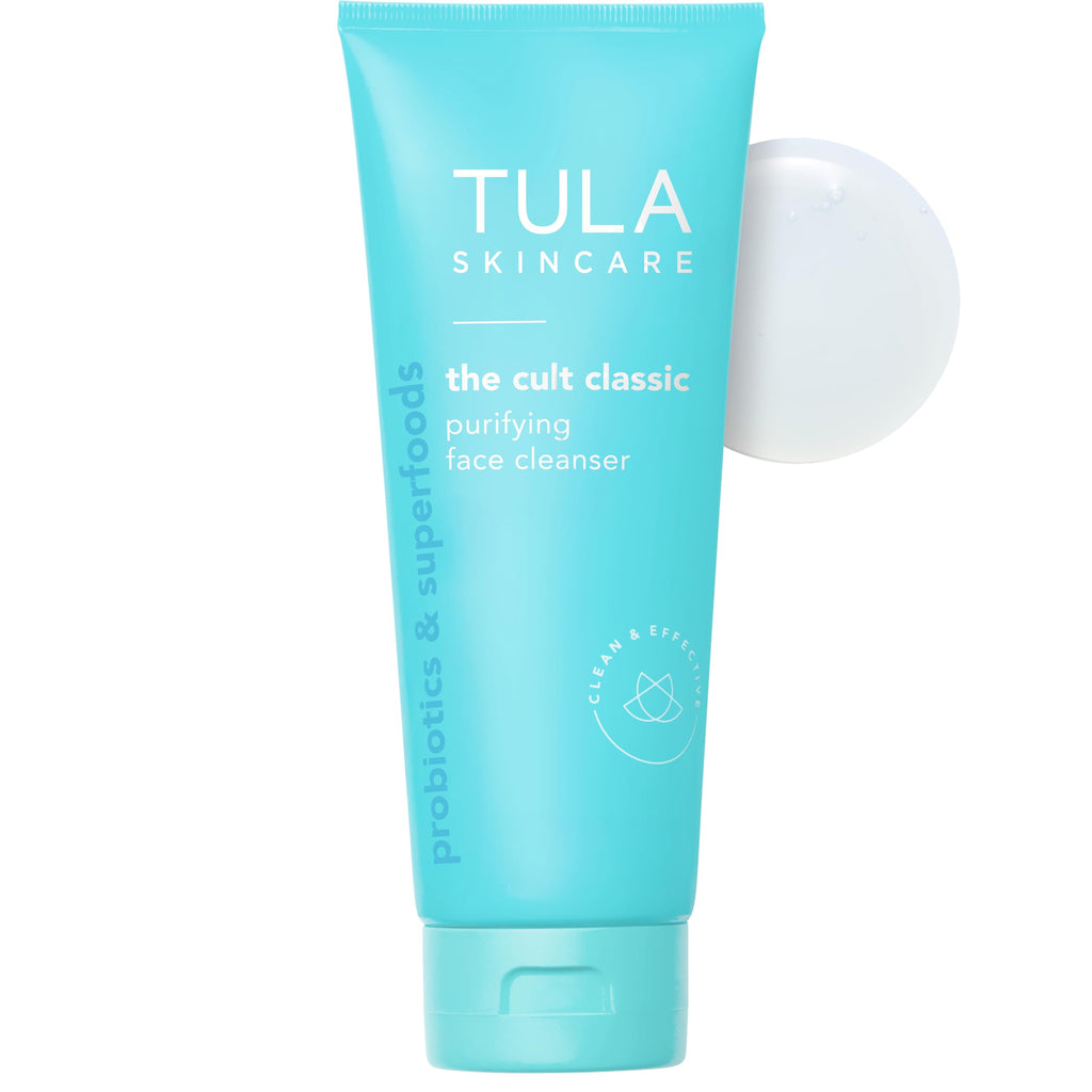 Buy now TULA Skin Care Cult Classic Purifying Face Cleanser - Supersize, Gentle and Effective Face Wash, Makeup Remover, Nourishing and Hydrating, 6.7 oz. at indiglob india