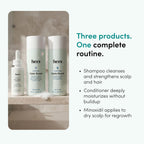 hims and hers Triple Threat Shampoo & Conditioner, 3 Pack, 6.4 Fl Oz