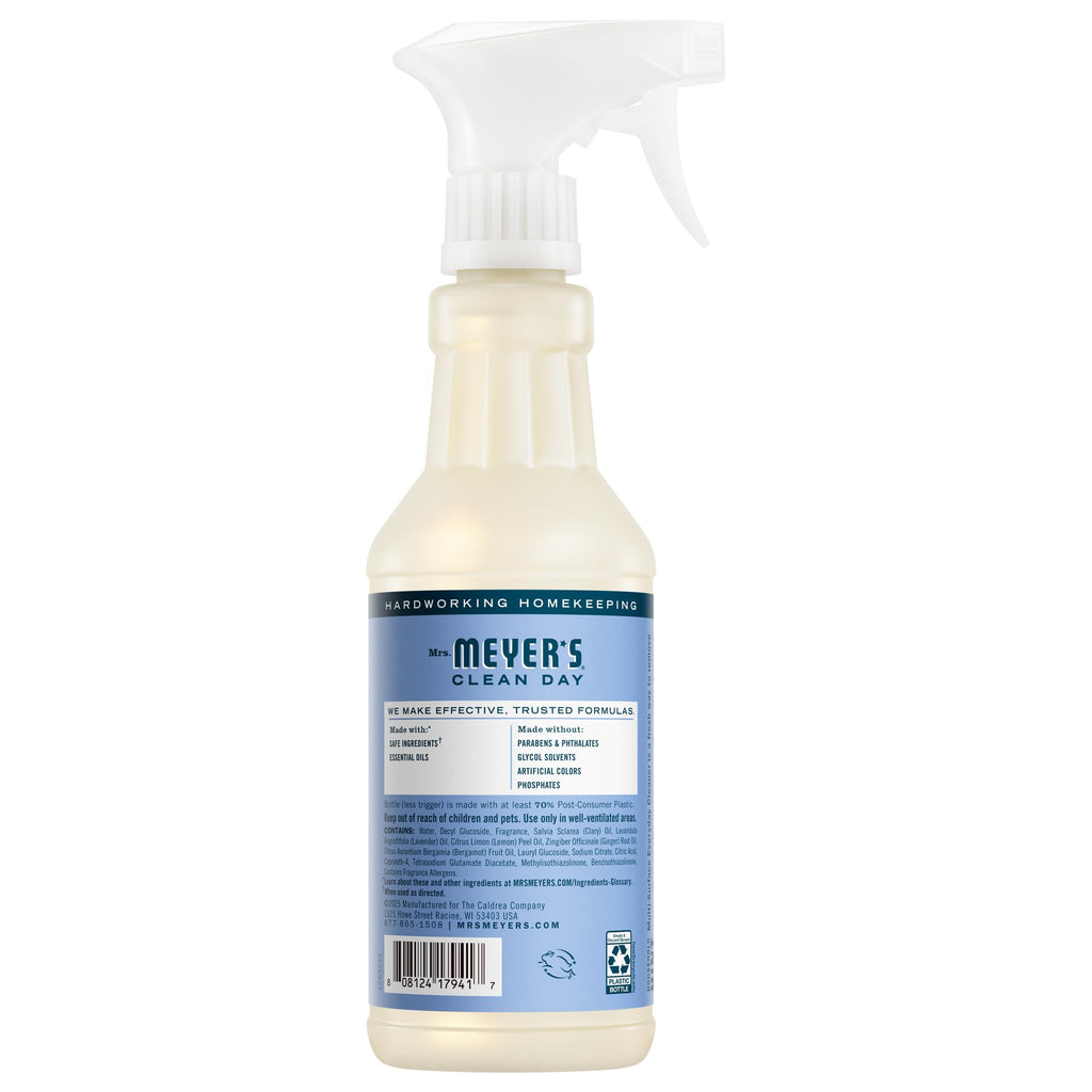 MRS. MEYER'S CLEAN DAY Multi-Surface Cleaner, Bluebell, 16 fl oz