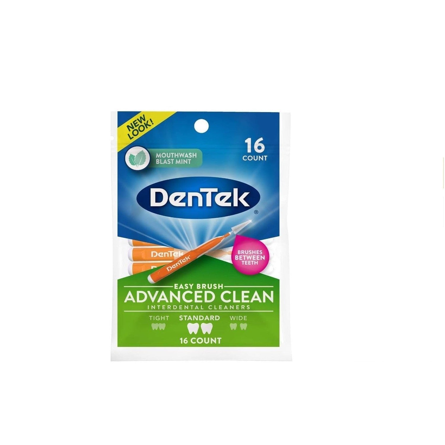 Buy now DenTek Easy Brush Interdental Cleaners, Mint, 16 Count at indiglob india
