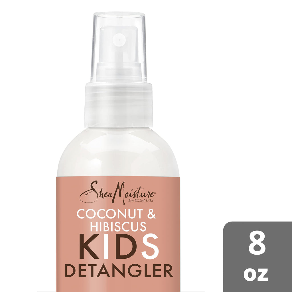 SheaMoisture Kids Extra-Moisturizer Detangler, Coconut & Hibiscus, multi, 8 Fl Oz (Pack of 1)