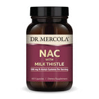 Dr. Mercola NAC with Milk Thistle, 500 mg, 60 Capsules (30 Servings) | Supports Normal Detoxification, Liver, and Cellular Health with Milk Thistle and Broccoli Sprout, Non-GMO, Gluten-Free