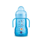 Buy now MAM Trainer Sippy Cup for Toddlers 1-3, 8 oz. Transition Drinking Cup with Extra-Soft Spout, Spill-Free Nipple, and Non-Slip Handles, for Boys 4+ Months, 1 Count at indiglob india