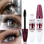 7D Waterproof Volume Mascara, Black Lengthening Thickening Softer Fuller Lashes Mascara,Long Lasting Natural Curling Lashes for Professional Eye Makeup, for Women and Girls (1Pcs)