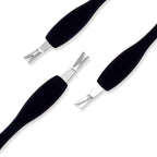 IVON 3 Pack Cuticle Trimmer Pusher Remover, Rubber Tip Gentle on Nail Bed