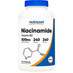 Nutricost Niacinamide (Vitamin B3) 500mg, 240 Capsules, Flush Free | Gluten-Free, GMO-Free