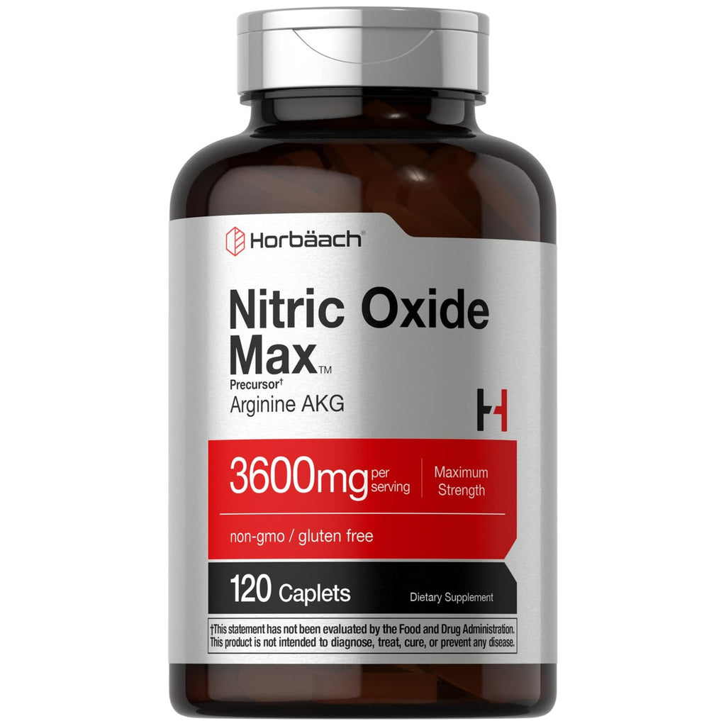 Horbäach Nitric Oxide Max 3600mg | 120 Caplets