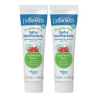 Buy now Dr. Brown's Fluoride-Free Baby Toothpaste, Safe to Swallow, Apple Pear, 1-Pack, 1.4oz/40g, 0-3 Years at indiglob india